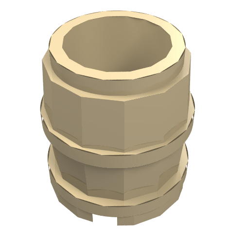 Lego Barrel 2 x 2 x 2 / Tan