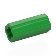 Lego Technic Axle Connector Smooth [with x Hole + Orientation] / Bright Green