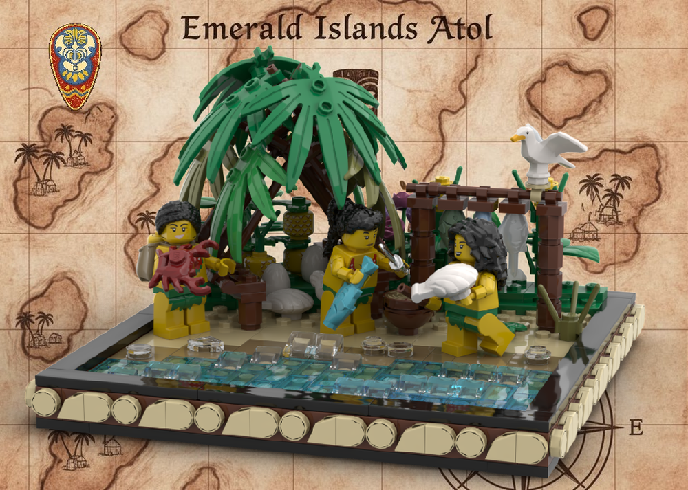 Lego 🏝️ ISLAND LIFE - BEACHSIDE FOOD SHELTER! 🐚