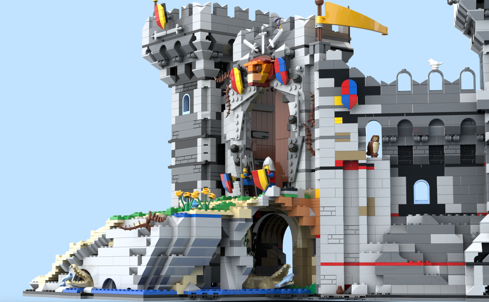 Lego crocodile castle