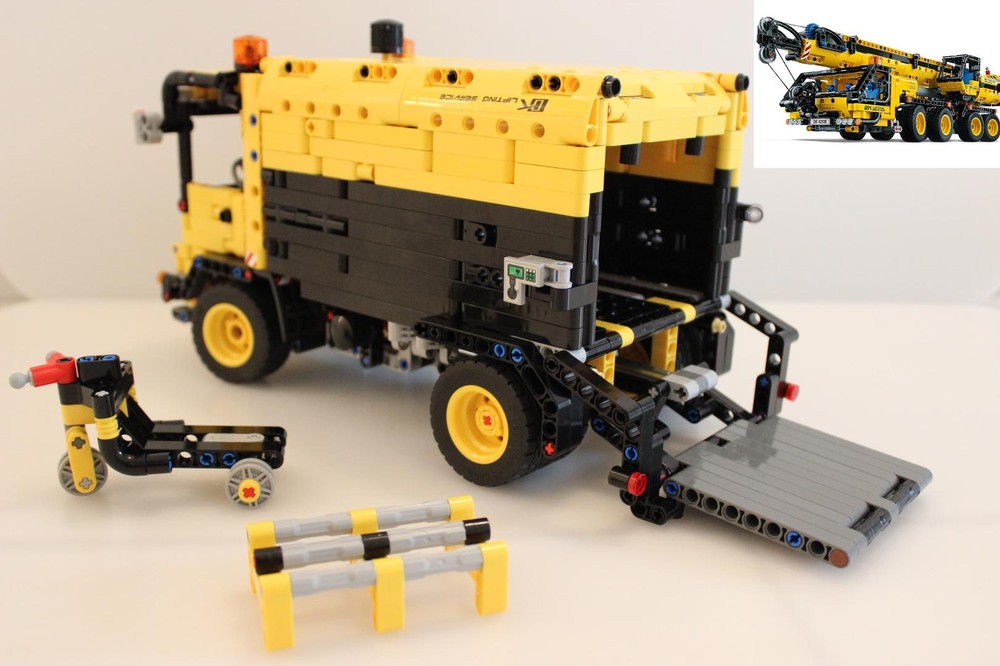 Lego Lorry with tail gate 42108 alternative model