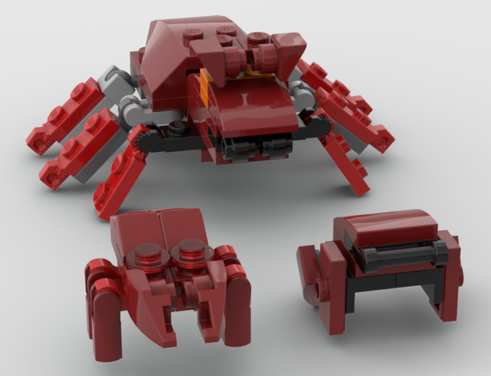 Lego (G) Red ant worker, soldier, and queen