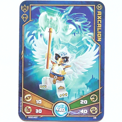 Lego Trading Card, Legends of Chima Deck #1: 38 [Axcalion]