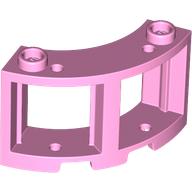 Lego Window Round 3 x 3 x 2 / Bright Pink