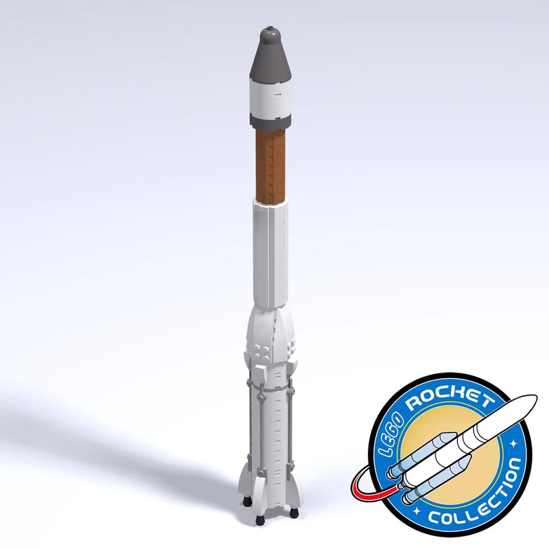 Lego Ariane 1 - 1:110 (like Saturn V Scale)