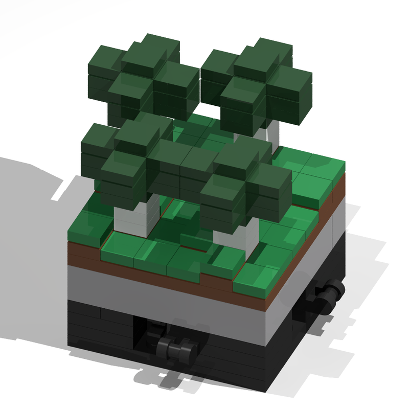 Lego micro biomes: birch forest