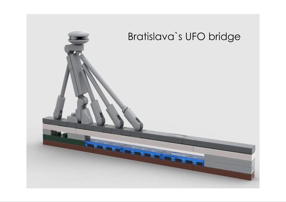 Lego Bratislava UFO bridge (micro)