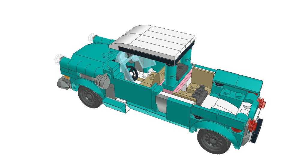 Lego Convertible Pick Up Truck
