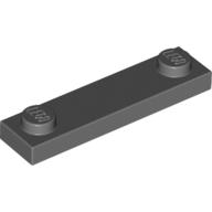 Lego Plate Special 1 x 4 with 2 Studs / Dark Bluish Gray