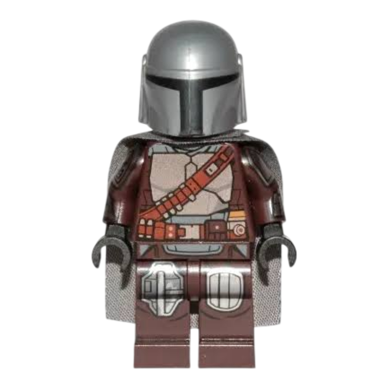 Lego The Mandalorian / Din Djarin, Dark Brown Outfit, Cape