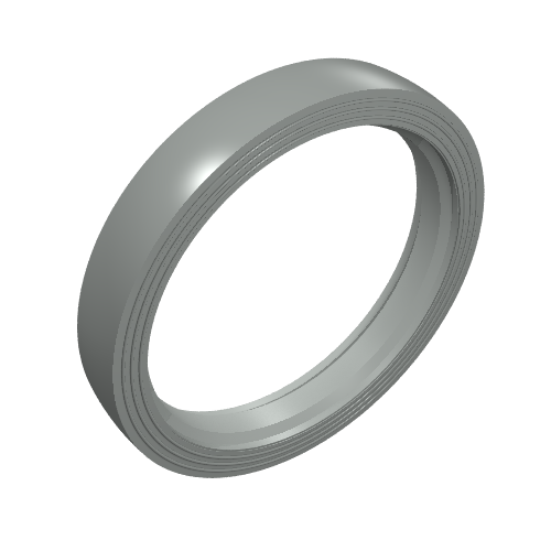 Lego Tyre Smooth Old Style - Large / Light Gray
