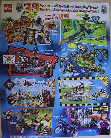 Lego 1998 35 years of building imaginations poster