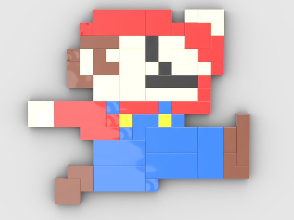 Lego Mario Pixel Art