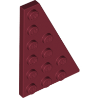 Lego Wedge Plate 6 x 4 Right / Dark Red