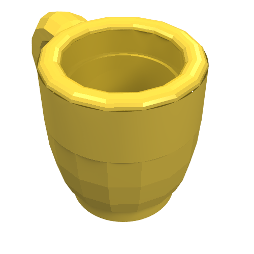 Lego Belville / Scala, Equipment Cup / Yellow