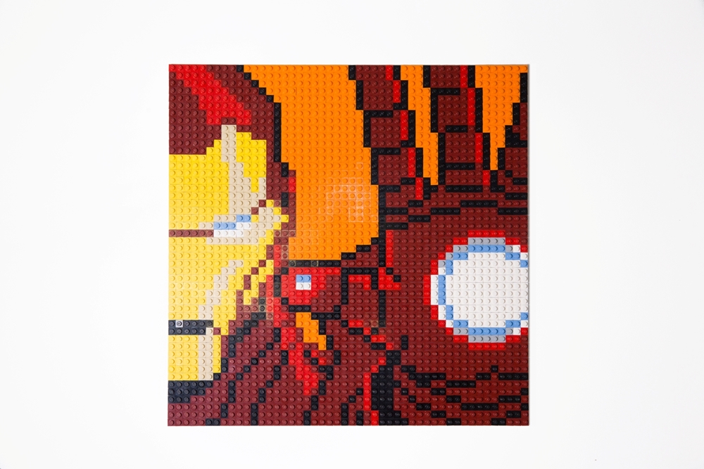 Lego Iron Man Mosaic