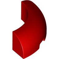 Lego Brick Round Corner 3 x 3 x 1 No Studs / Red