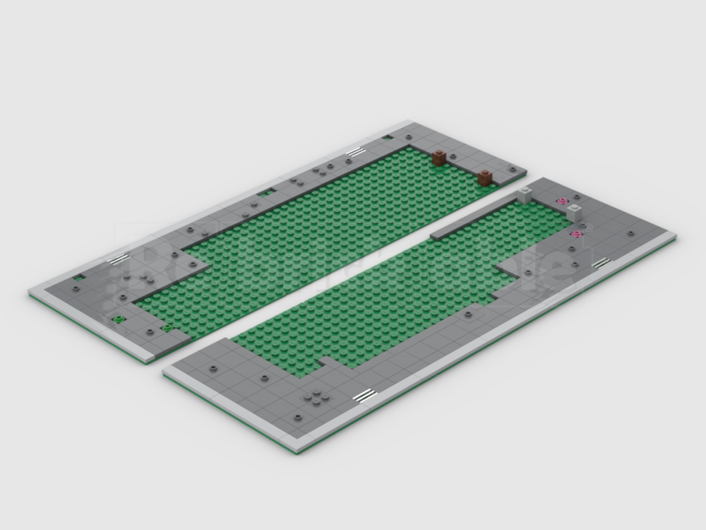 Lego Sushi Restaurant modular style base