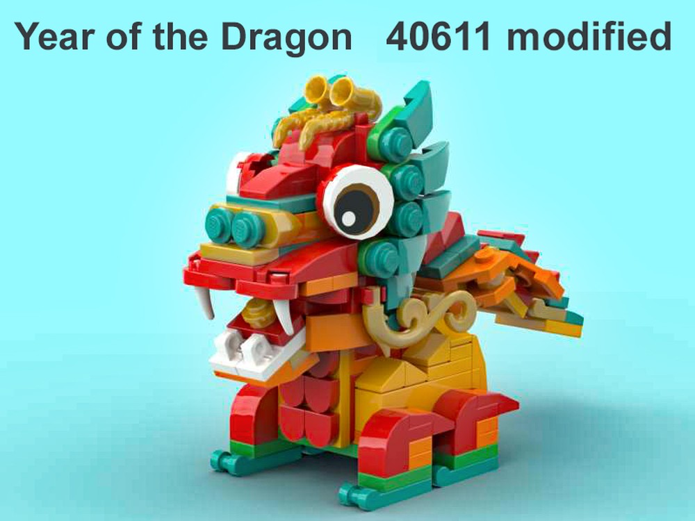 Lego Year of the Dragon 40611 modified