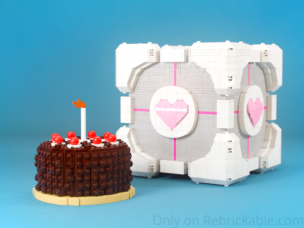 Lego Companion Cube (Portal)