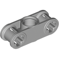 Lego Technic Axle and Pin Connector Perpendicular 3L with Centre Pin Hole / Light Bluish Gray