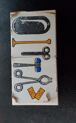 Lego Stickered Assembly 4 x 2 with Medical Instruments Pattern (Sticker) - Set 231-1