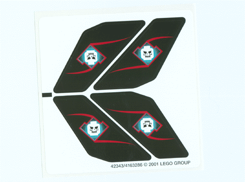 Lego Sticker Sheet for Set 4793-1