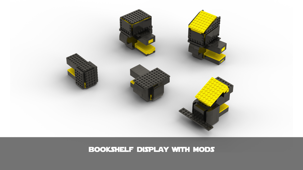 Lego Multi-purpose, multi-model bookshelf display