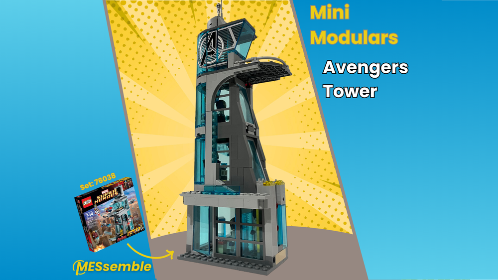 Lego Avengers Tower - Mini Modular