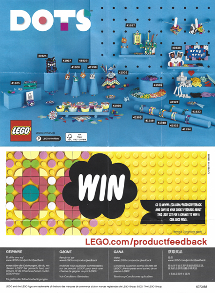 Lego 2021 Mini Dots North America (6373168)