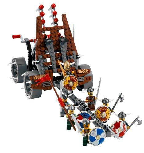 Lego Army of Vikings with Heavy Artillery Wagon