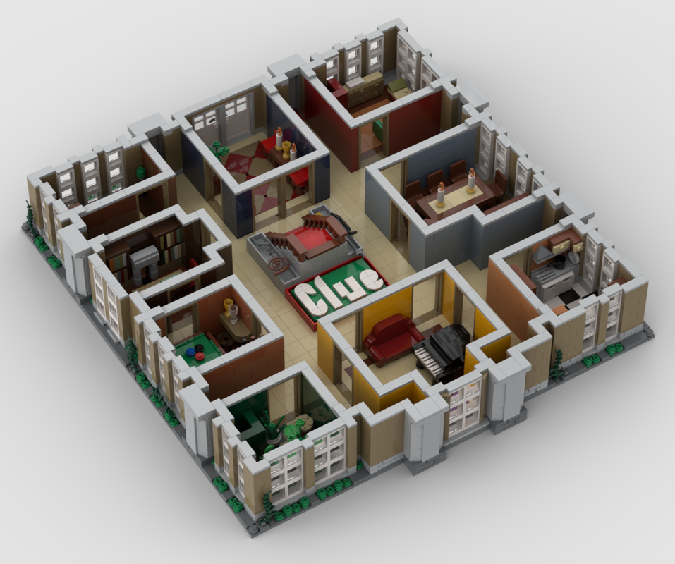 Lego Clue The Board Game