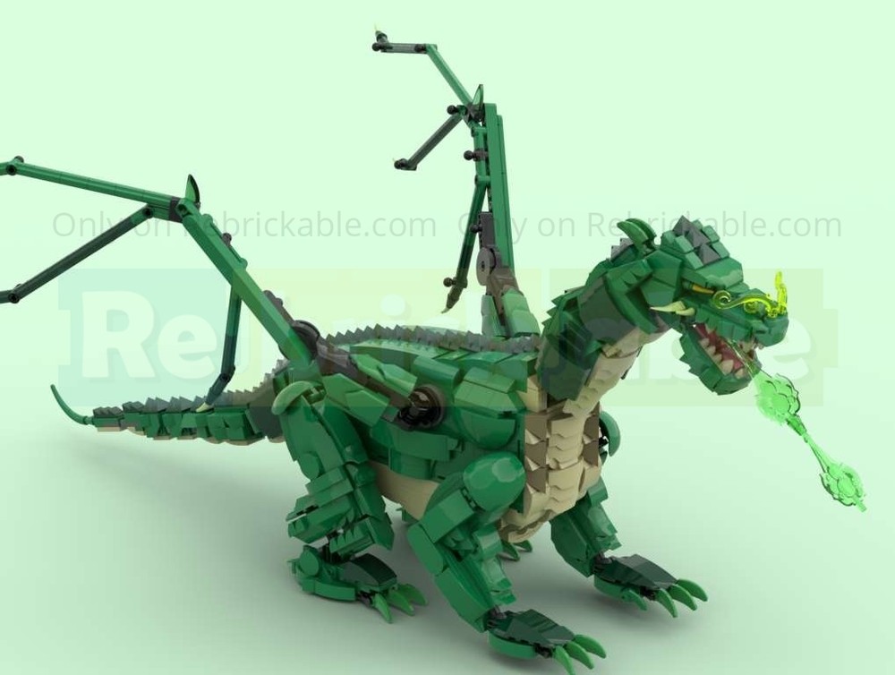 Lego Green Dragon (Chlorine Gas)