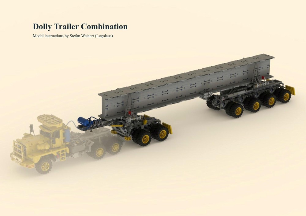 Lego Dolly Trailer Combination with Beam