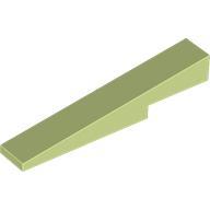 Lego Brick Sloped 1 x 6 x 1 with 1 x 2 x 1/3 Cutout / Yellowish Green