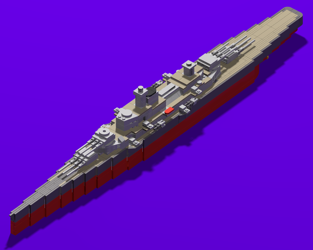 Lego 1:350 scale Hindenberg class cruiser