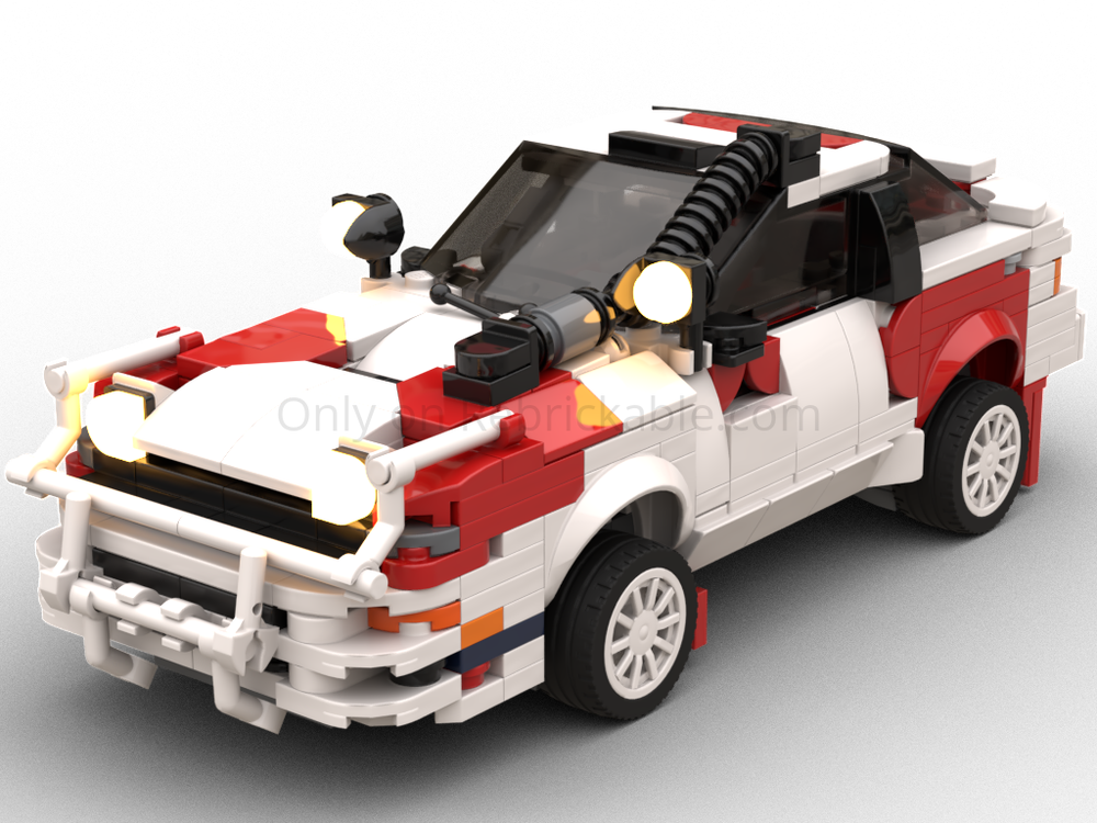 Lego Toyota Celica-SAINZ&MOYA's SAFARi'92 / GT-Four (5th Gen/ST-185) (LiTE compatible, Celica series)