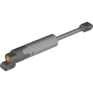 Lego Technic Linear Actuator with Dark Bluish Gray Ends [Original Version] / Light Bluish Gray