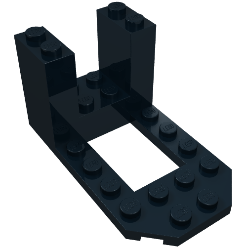 Lego Cockpit 7 x 4 x 3 / Black