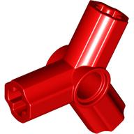 Lego Technic Axle and Pin Connector Angled Triple [120° Offset] / Red