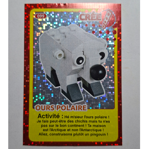 Lego Trading Card for Set TRADINGCARD-12, #099 Print (Foil)