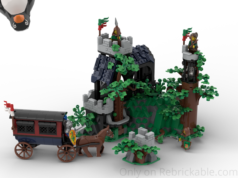 Lego dark forest fortress