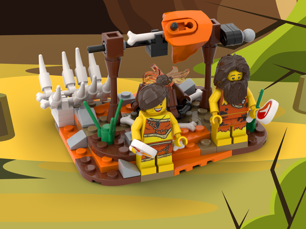 Lego A hunter's meal - Caveman