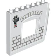Lego Duplo Building Wall 1 x 8 x 6 with Window Opening, Hinge on Right with Bricks Print