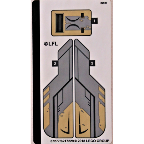 Lego Sticker Sheet for Set 75204-1 / [No Color/Any Color]