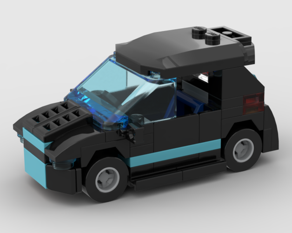 Lego Sporty black hatchback