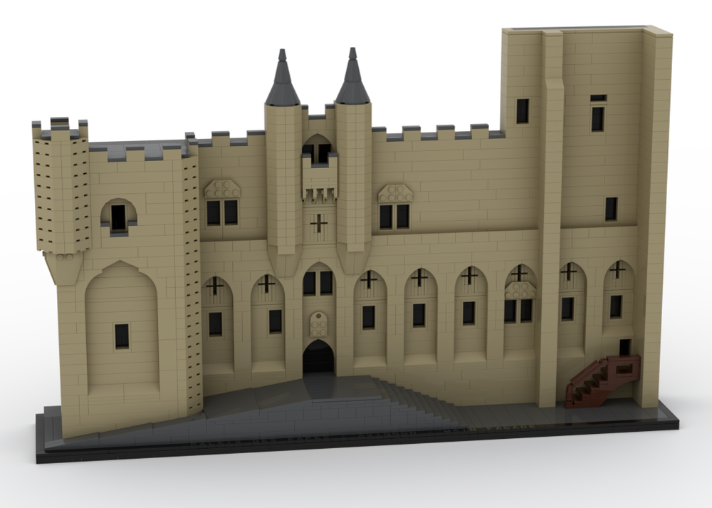 Lego Palais des Papes- Avignon - Main Facade