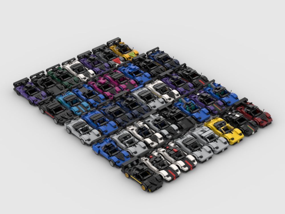 Lego Pagani Zonda (EVERY SINGLE ONE)