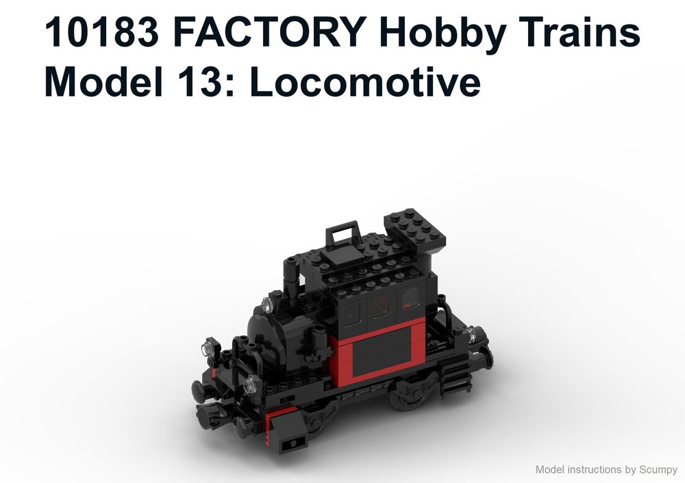 Lego 10183 Model 13: Locomotive
