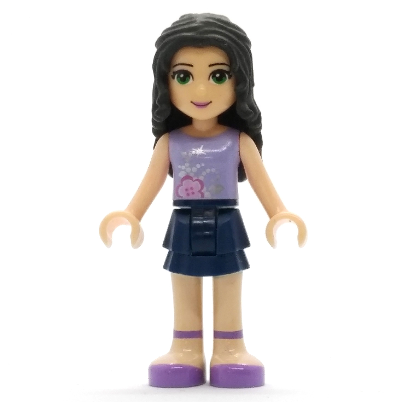 Lego Emma - Lavender Top, Dark Blue Skirt